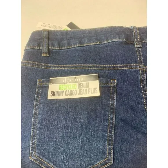 Cargo Style Skinny Jeans - Picture 3 of 7